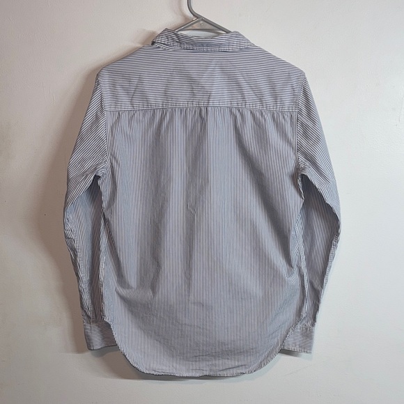 100% Organic Cotton Poplin Long Sleeve Shirt - Picture 2 of 3